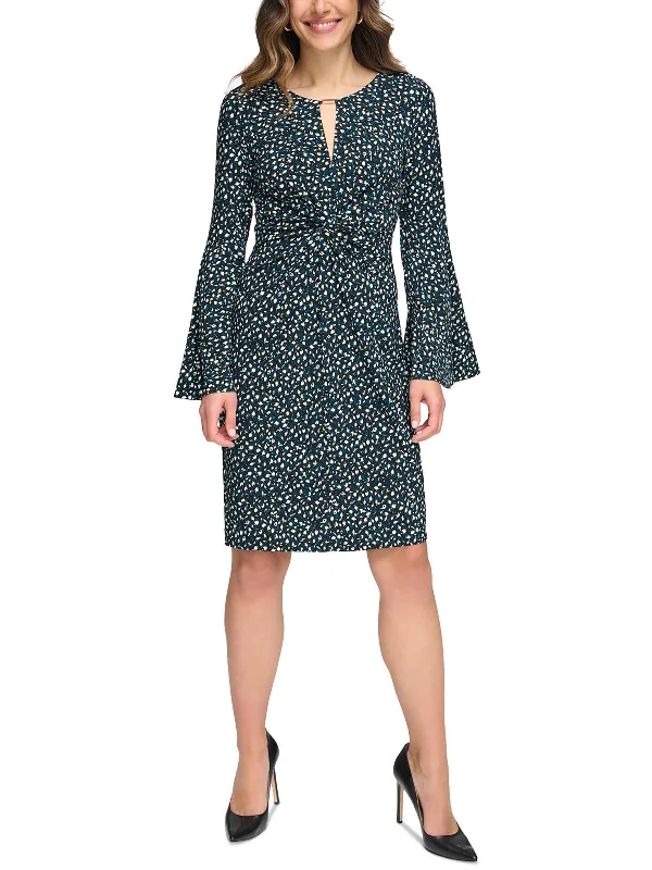 Your Exclusive Offer Awaits!Womens Embellished Knee Midi Dress