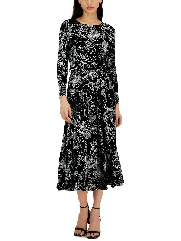 The Sale You’ve Been Waiting For!Womens Floral Print Polyester Maxi Dress