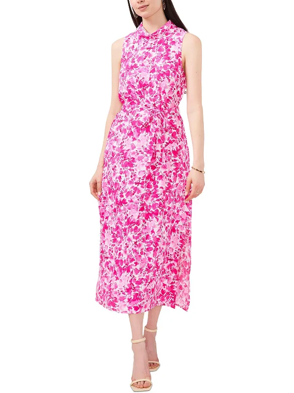 Shop the Hottest Deals!Womens Floral Print Polyester Maxi Dress