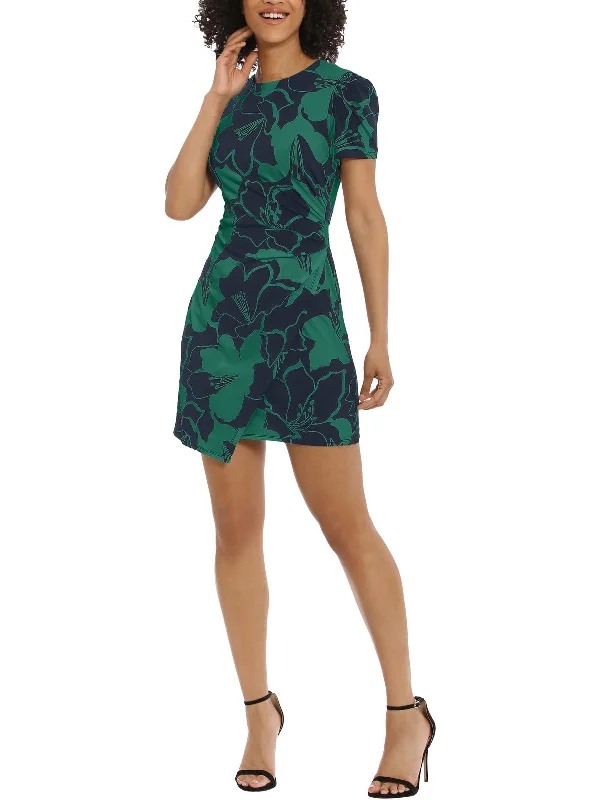 Biggest Sale of the Season!Womens Floral Print Short Mini Dress