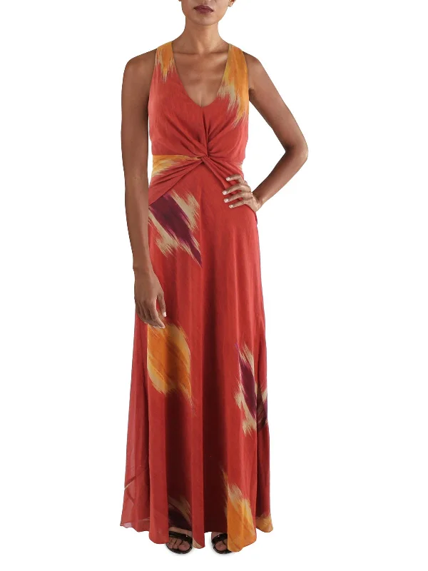 Bigger Savings, Better Shopping!Womens Geo Print Long Maxi Dress