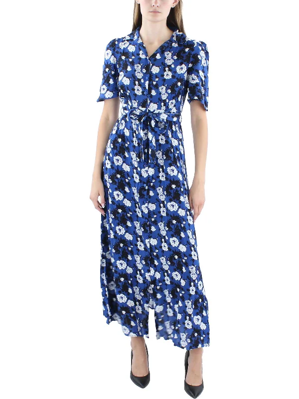Upgrade for Less!Womens Long Short Sleeve Maxi Dress