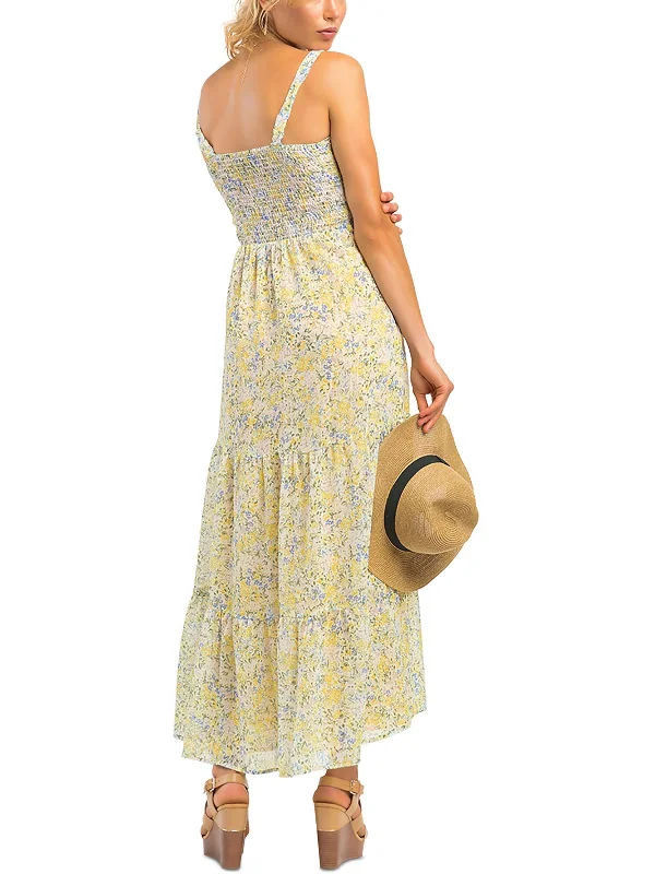 Hot Deals You Can’t Resist!Womens Long Smocked Maxi Dress