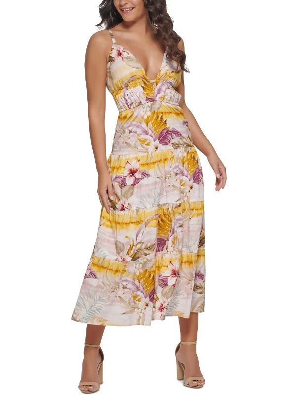 Massive Price Cuts!Womens Long V-Neck Maxi Dress