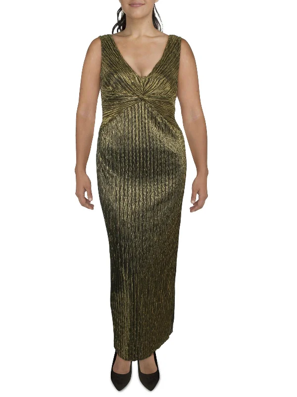 Your Shopping Spree Starts Here!Womens Metallic Long Maxi Dress
