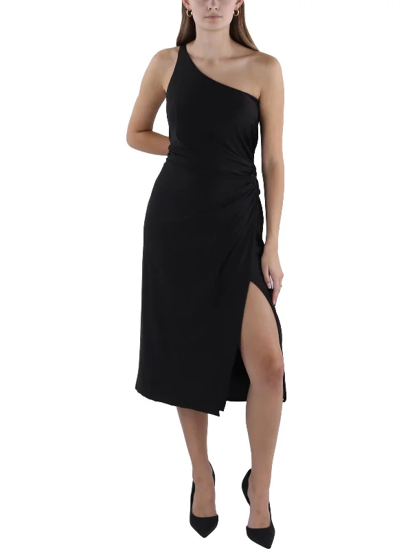 Hottest Discounts of the Year!Womens Ruched Midi Midi Dress