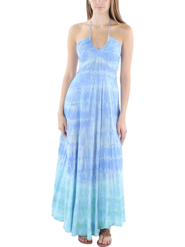 Your Chance to Save is Now!Womens Tie-Dye Rayon Maxi Dress