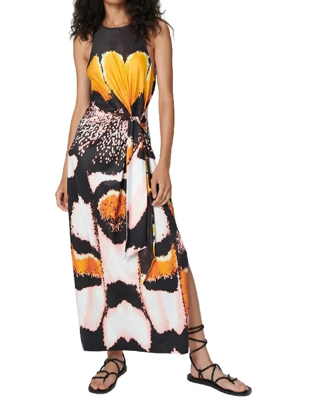 Best Price of the Season!Yucca Maxi Dress In Petal Skin Brown
