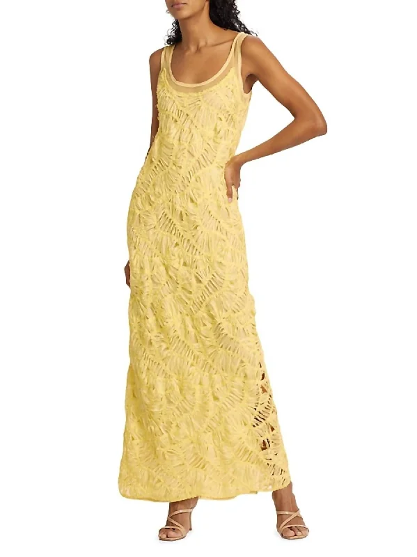 Your Dream Deal is Here!Zakai Tank Maxi Dress In Sulfur Sulfer