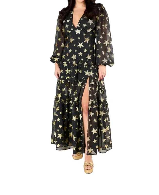 Shop the Hottest Deals!Zodiac Maxi Dress In Super Nova