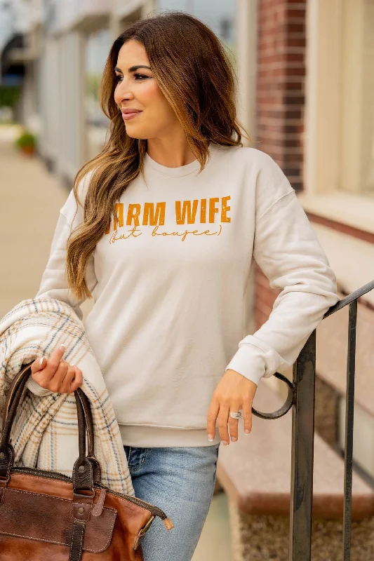 Special Offer – Act Fast!Boujee Farm Wife Graphic Crewneck
