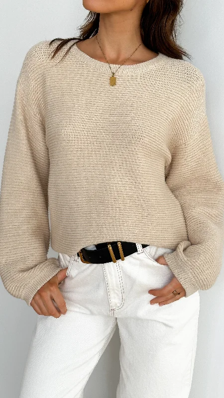 Get Ready to Save!Carmel Knit - Beige