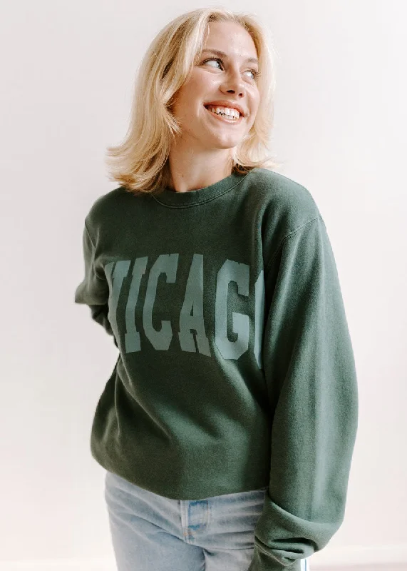 More Discounts, More Joy!Chicago Collegiate Puff Sweatshirt - Alpine