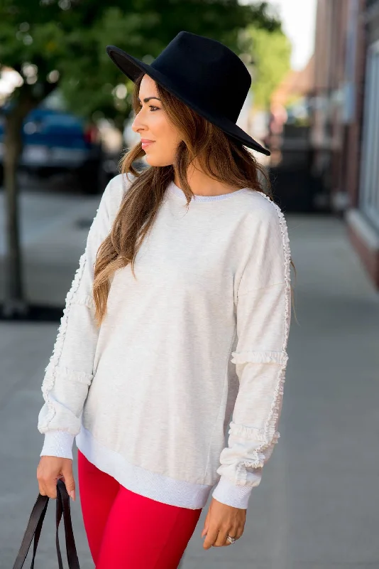 Incredible Savings Inside!Cinch Sleeve Sweatshirt