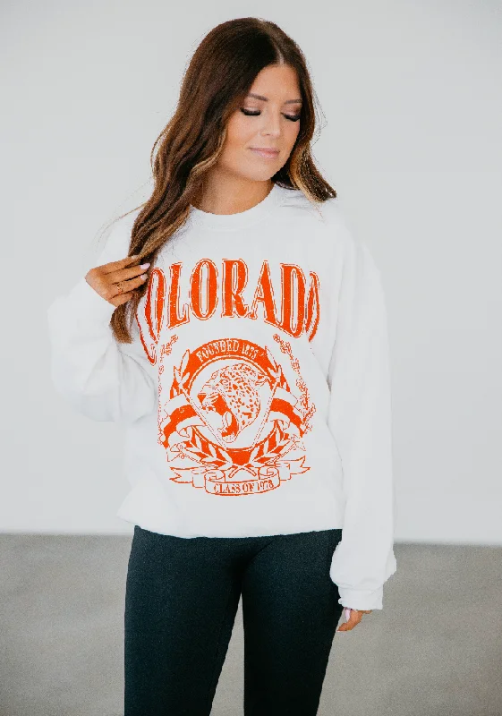 Special Discounts Inside!Colorado Varsity Graphic Sweatshirt