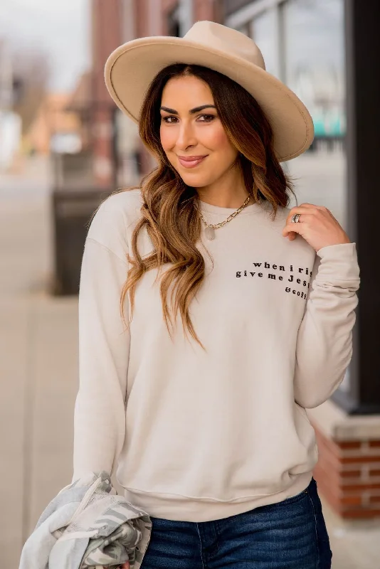 Get It Before It’s Gone!When I Rise Give Me Graphic Crewneck