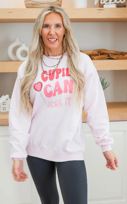 Get It Before It’s Gone!Cupid Can Suck It Crewneck Sweatshirt - Final Sale