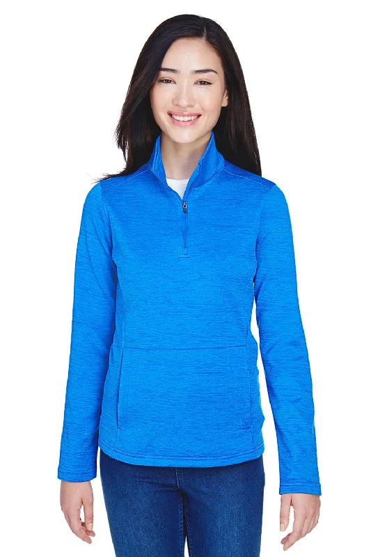Amazing Prices You Can’t Resist!Devon & Jones Womens Newbury Fleece 1/4 Zip Sweatshirt - Heather French Blue Amazing Prices You Can’t Resist!Devon & Jones Womens Newbury Fleece 1/4 Zip Sweatshirt - Heather French Blue