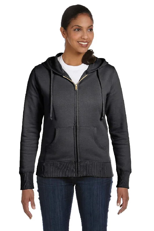 Buy More, Pay Less!Econscious Womens Full Zip Hooded Sweatshirt Hoodie - Charcoal Grey