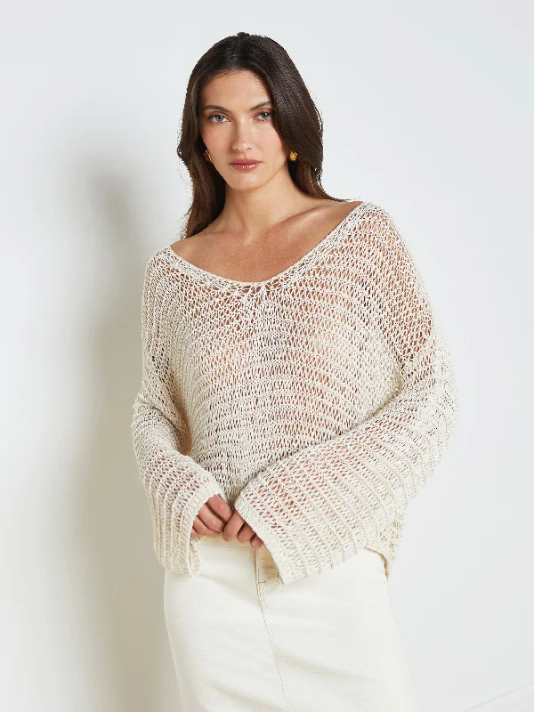 The Best Offers Are Here!Ethan Open-Knit Pullover