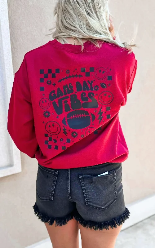 Seasonal Sale – Shop Now!GameDay Vibes Graphic Crewneck Sweatshirt