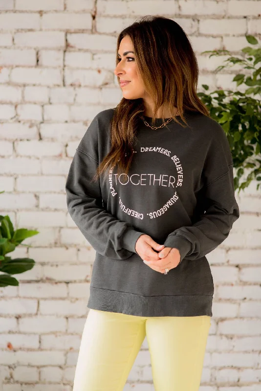 Your Shopping Spree Starts Here!Together Graphic Crewneck