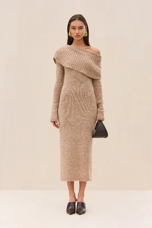 Your Wallet Will Thank You!GRAYSON KNIT DRESS - BEACH MELANGE