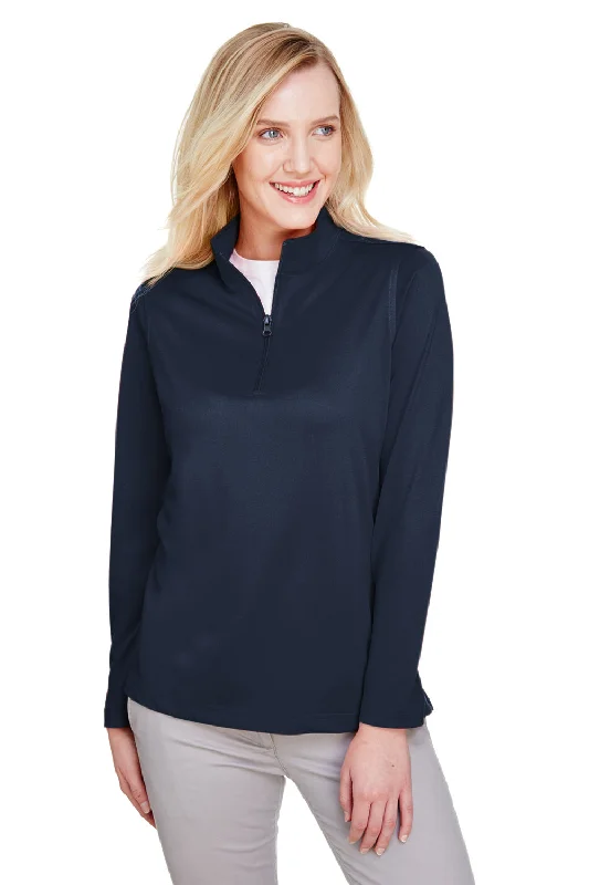 Grab Yours Before It’s Too Late!Harriton Womens Advantage Performance Moisture Wicking 1/4 Zip Sweatshirt - Dark Navy Blue Grab Yours Before It’s Too Late!Harriton Womens Advantage Performance Moisture Wicking 1/4 Zip Sweatshirt - Dark Navy Blue