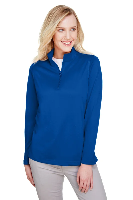 Limited-Time Price Drop!Harriton Womens Advantage Performance Moisture Wicking 1/4 Zip Sweatshirt - True Royal Blue Limited-Time Price Drop!Harriton Womens Advantage Performance Moisture Wicking 1/4 Zip Sweatshirt - True Royal Blue