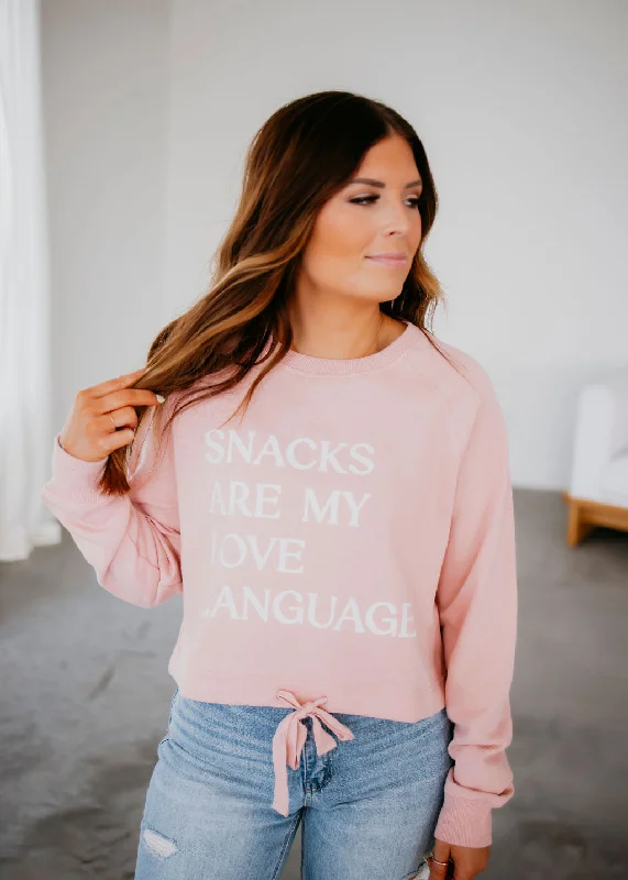 Save More When You Shop More!Love Language Graphic Pullover