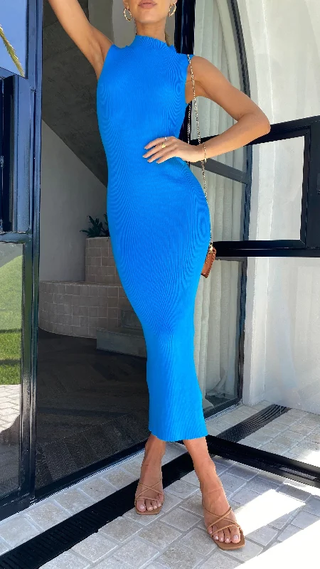 Mega Sale Happening Now!Mae Knit Dress - Blue