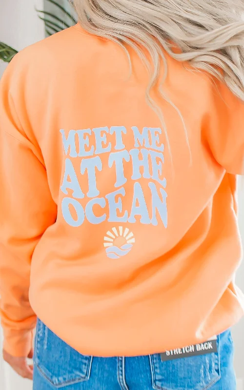 Your Chance to Save is Now!Meet Me at the Ocean Graphic Crewneck Sweatshirt*