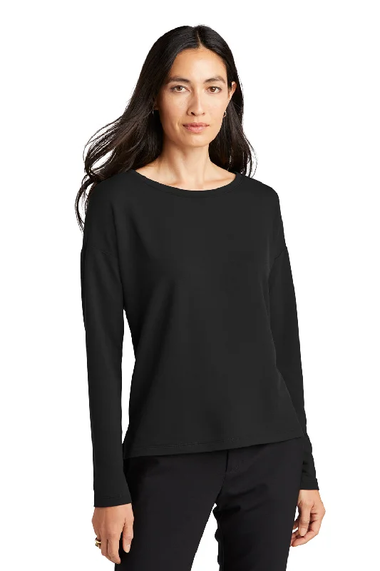 Buy One, Get One Free!Mercer+Mettle Womens Stretch Drop Shoulder Wide Crewneck Sweatshirt - Deep Black Buy One, Get One Free!Mercer+Mettle Womens Stretch Drop Shoulder Wide Crewneck Sweatshirt - Deep Black