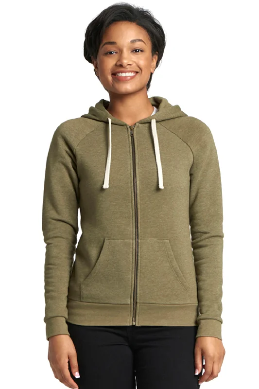 Score Huge Discounts Today!Next Level Womens PCH Fleece Full Zip Hooded Sweatshirt Hoodie - Heather Military Green - Closeout Score Huge Discounts Today!Next Level Womens PCH Fleece Full Zip Hooded Sweatshirt Hoodie - Heather Military Green - Closeout