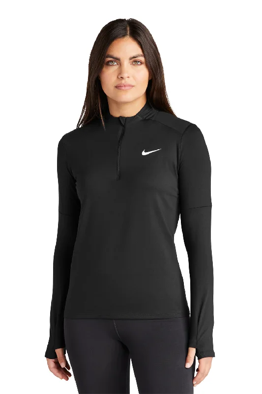 Get More, Spend Less – Shop Now!Nike Womens Element Dri-Fit Moisture Wicking 1/4 Zip Sweatshirt - Black Get More, Spend Less – Shop Now!Nike Womens Element Dri-Fit Moisture Wicking 1/4 Zip Sweatshirt - Black