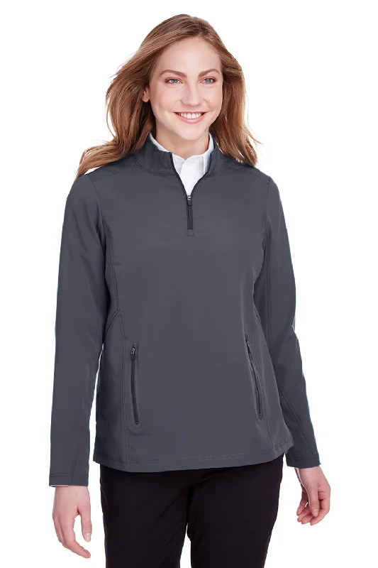 Price Drop Alert!North End Womens Quest Performance Moisture Wicking 1/4 Zip Sweatshirt - Carbon Grey/Black Price Drop Alert!North End Womens Quest Performance Moisture Wicking 1/4 Zip Sweatshirt - Carbon Grey/Black