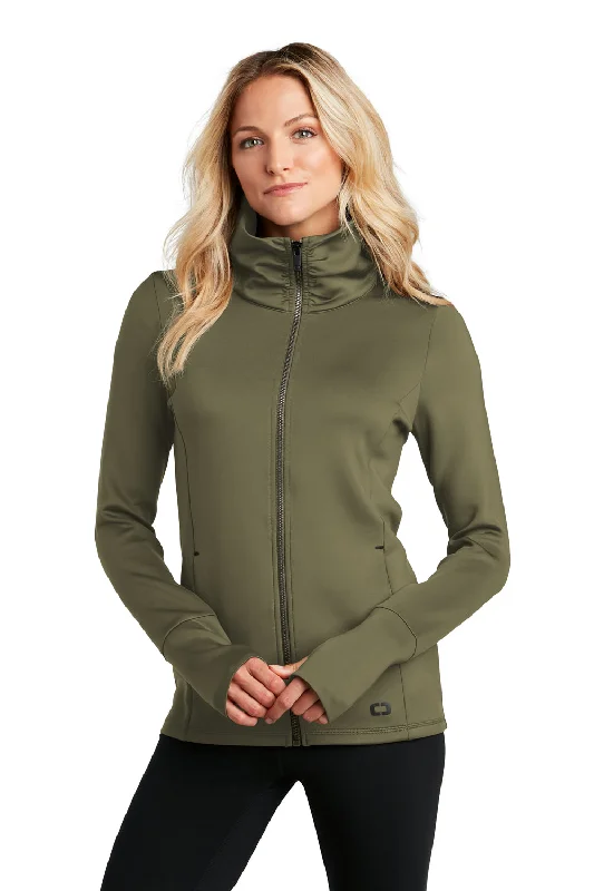 Your Discount is Waiting!Ogio Womens Endurance Modern Performance Moisture Wicking Full Zip Sweatshirt - Deep Olive Green Your Discount is Waiting!Ogio Womens Endurance Modern Performance Moisture Wicking Full Zip Sweatshirt - Deep Olive Green