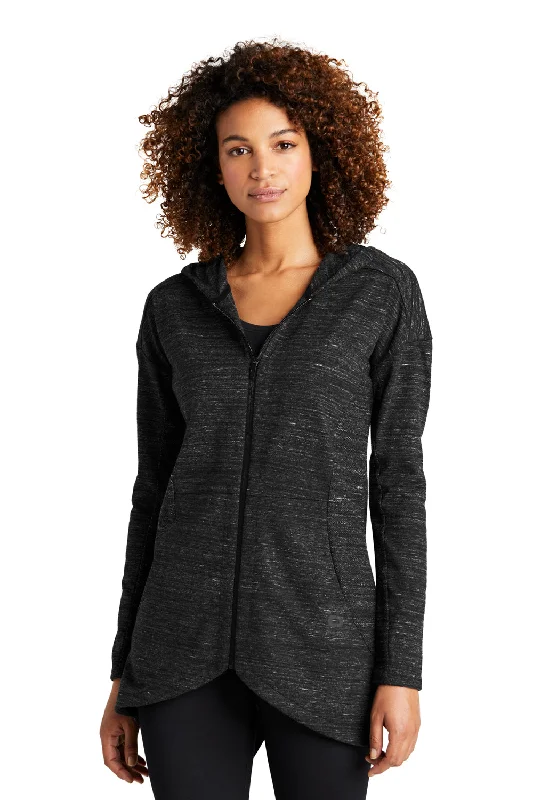 New Discounts Just Dropped!Ogio Womens Flux Full Zip Hooded Sweatshirt Hoodie - Heather Blacktop