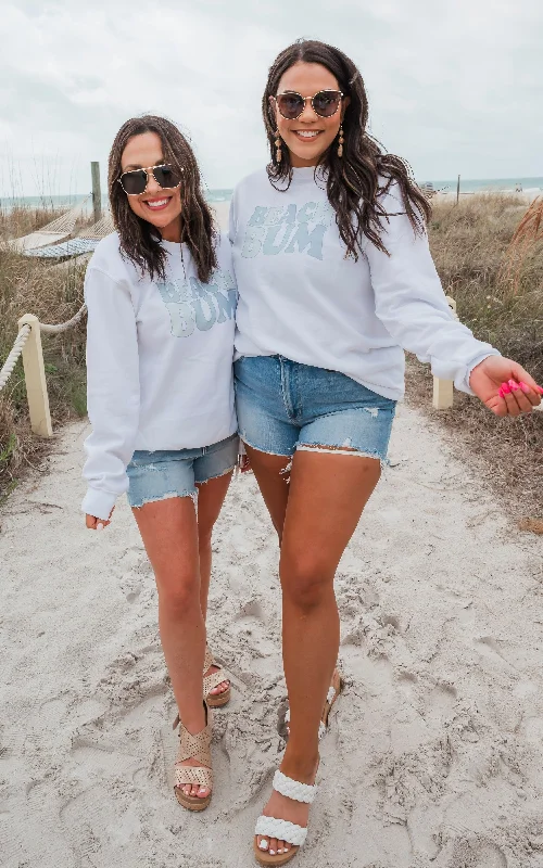 Your Best Deals Are Here!Ombre Beach Bum Sweatshirt Crewneck Sweatshirt
