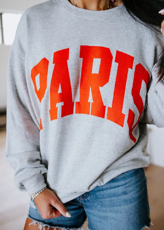 Unbeatable Prices!Paris Oversized Graphic Sweatshirt