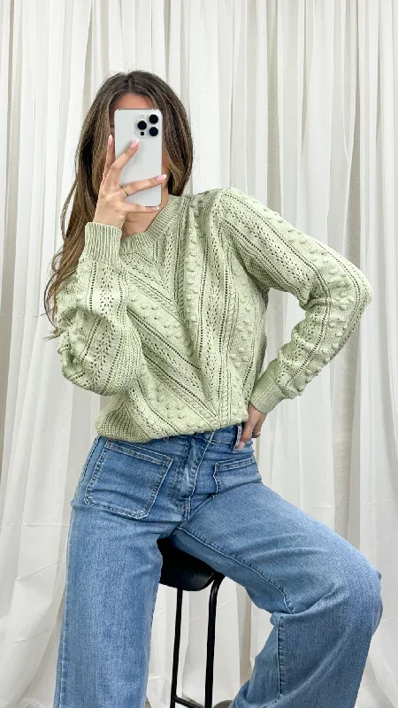 Score Huge Discounts Today!PIETRA KNIT - SAGE