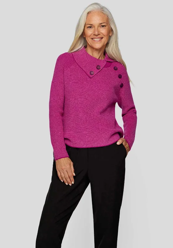 Enjoy Huge Discounts Now!Rabe Button Detail Knitted Jumper, Pink