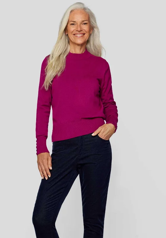 Limited Stock Available!Rabe Polo Neck Knitted Jumper, Pink