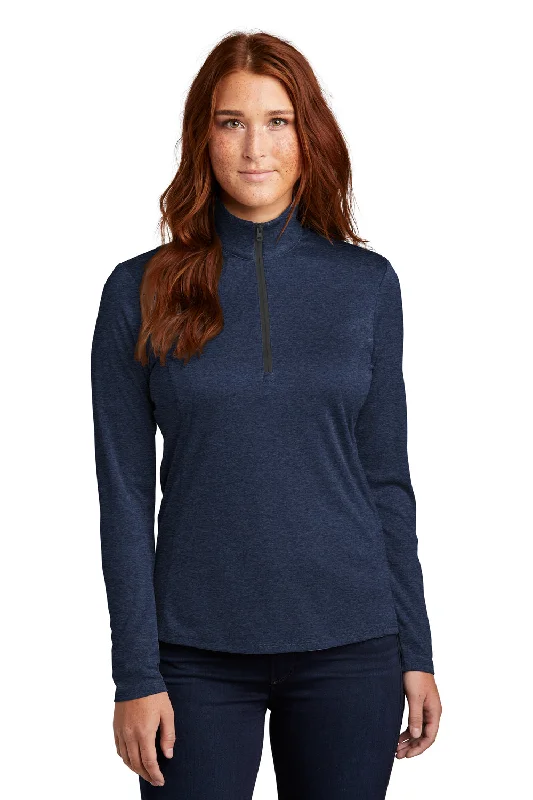 Special Offer – Act Fast!Sport-Tek Womens Endeavor Moisture Wicking 1/4 Zip Sweatshirt - Heather Dark Royal Blue Special Offer – Act Fast!Sport-Tek Womens Endeavor Moisture Wicking 1/4 Zip Sweatshirt - Heather Dark Royal Blue