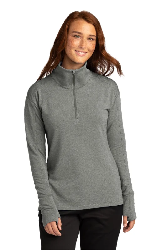 Don’t Wait – Shop Today!Sport-Tek Womens Flex Fleece Moisture Wicking 1/4 Zip Sweatshirt - Heather Light Grey