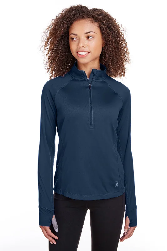 Save More When You Shop More!Spyder Womens Freestyle 1/4 Zip Sweatshirt - Frontier Blue