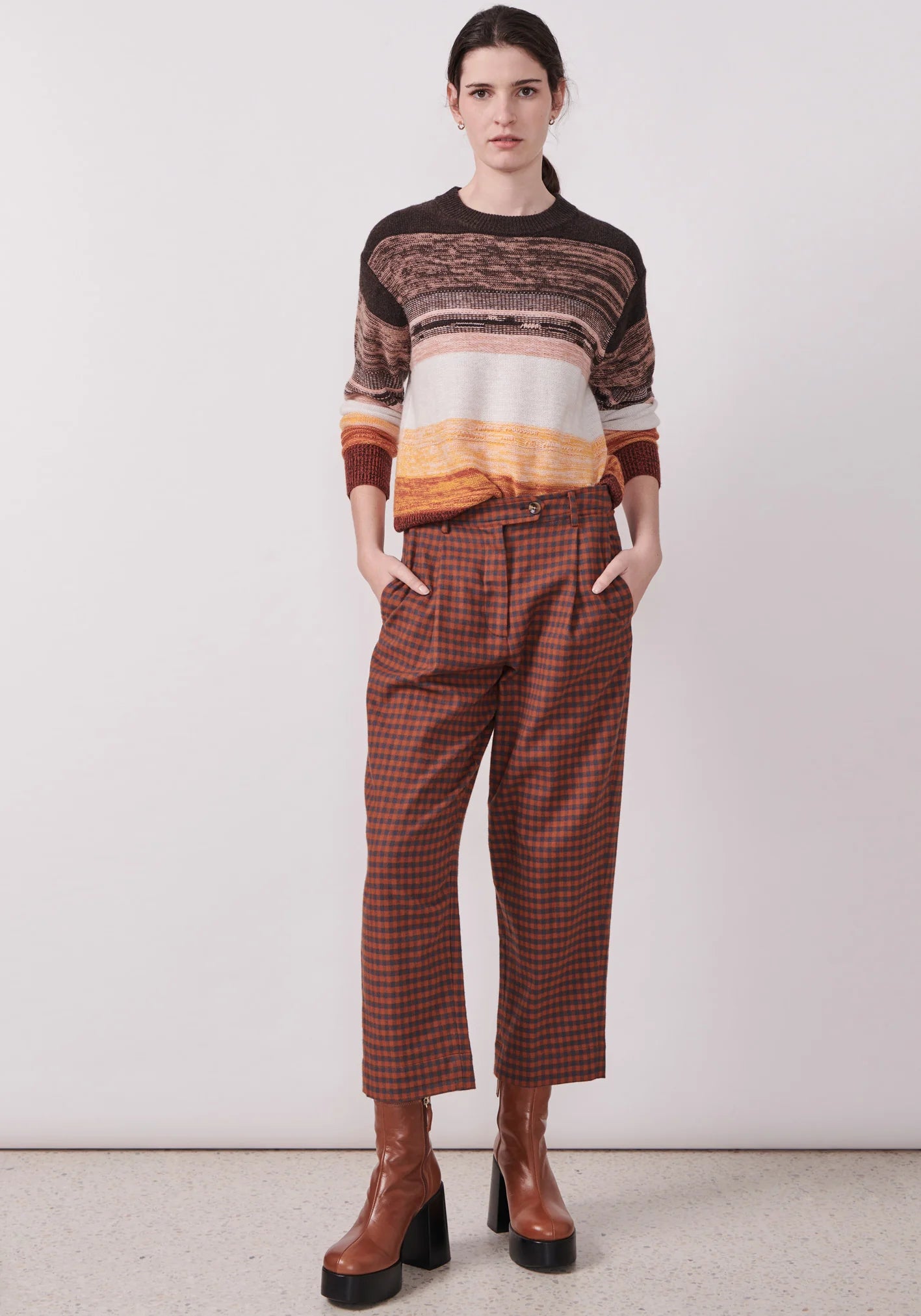 Snag the Best Prices Now!POL Clothing Sunrise Stripe Knit