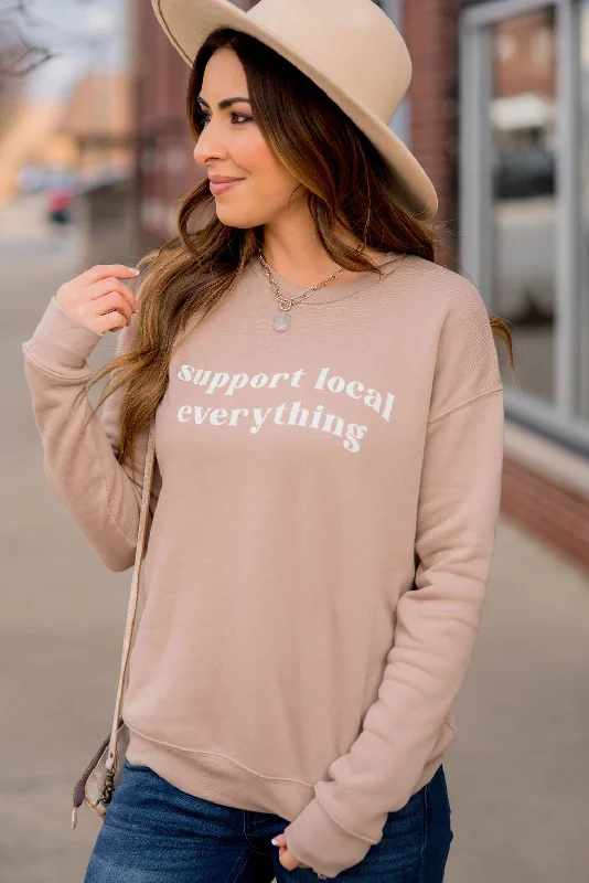 Buy One, Get One Free!Support Local Everything Graphic Crewneck