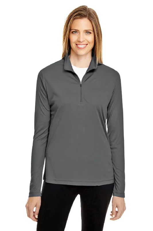 Exclusive Savings This Week!Team 365 Womens Zone Performance Moisture Wicking 1/4 Zip Sweatshirt - Graphite Grey Exclusive Savings This Week!Team 365 Womens Zone Performance Moisture Wicking 1/4 Zip Sweatshirt - Graphite Grey