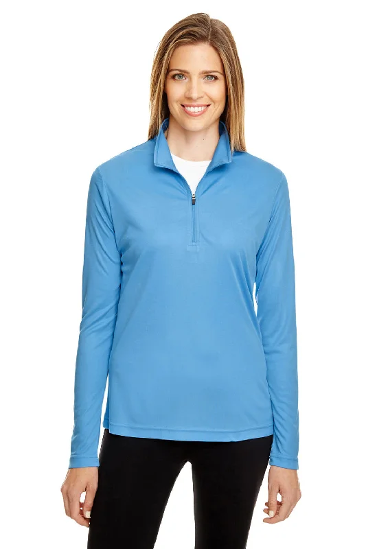 Hot Deals You Can’t Resist!Team 365 Womens Zone Performance Moisture Wicking 1/4 Zip Sweatshirt - Light Blue Hot Deals You Can’t Resist!Team 365 Womens Zone Performance Moisture Wicking 1/4 Zip Sweatshirt - Light Blue